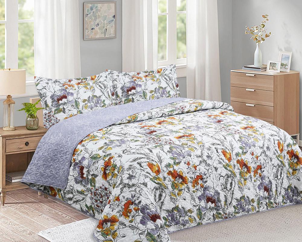 Quilt estampado Deluxe reversible