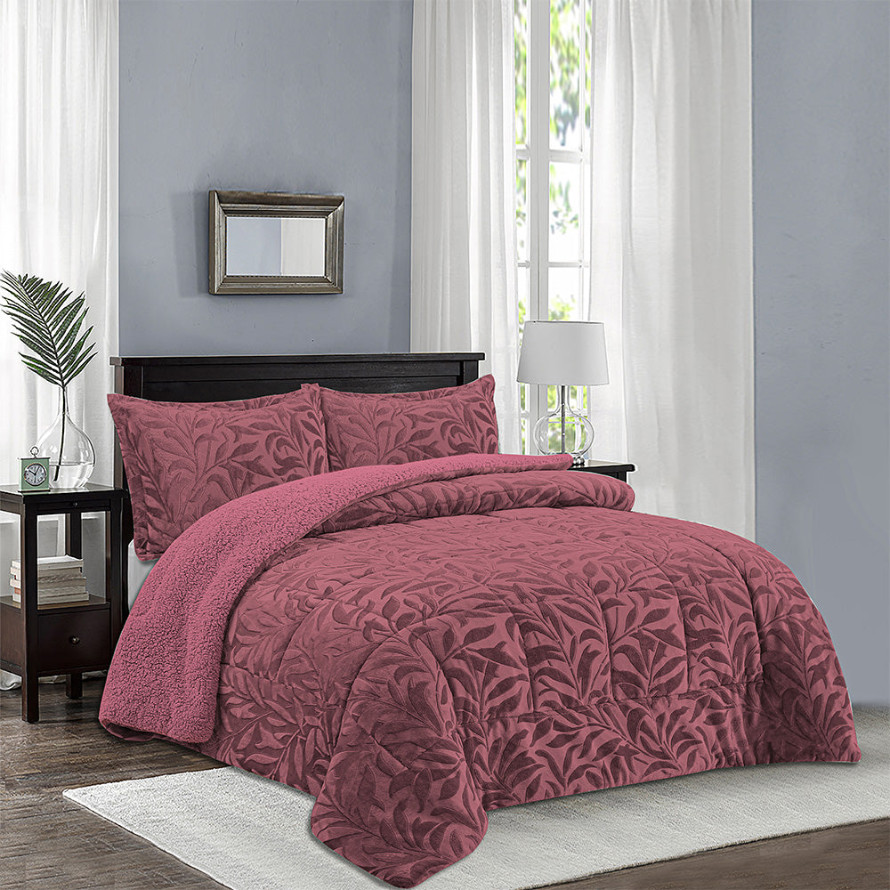 Cubrecama Outboss Deluxe con sherpa