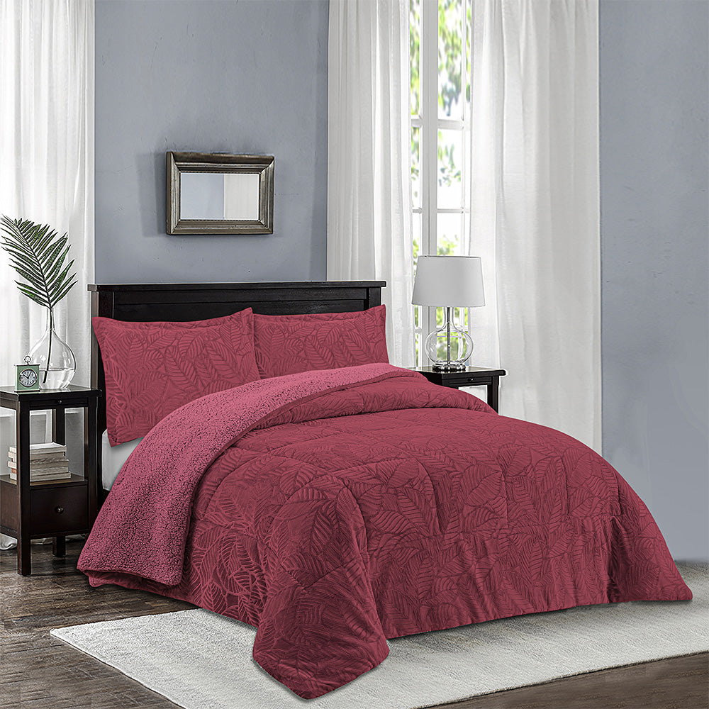 Cubrecama Outboss Deluxe con sherpa